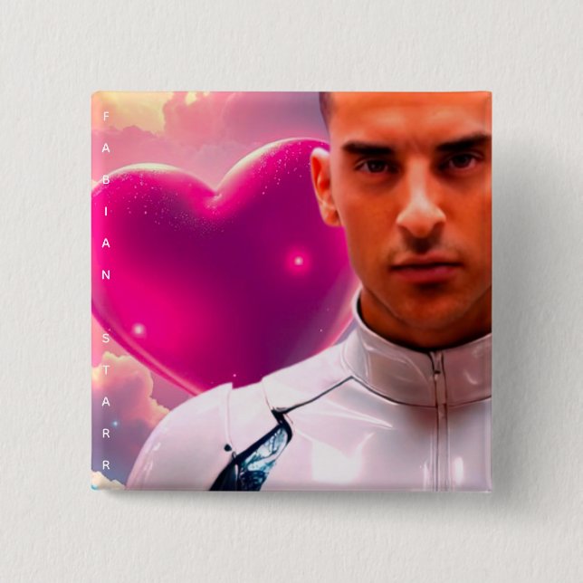 Lüfterschaltfläche für die digitale Liebe von Fabi Button (Vorderseite)