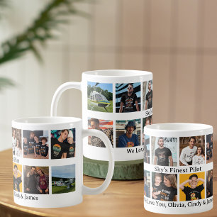 Luftfahrt 12 Foto Himmelskönig Pilot Modern Kühl Kaffeetasse