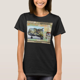 Luftfahrt 8 Bella+Leinwand Entspannter T - Shirt V