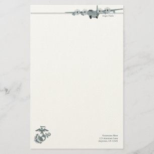 Luftfahrt-Briefpapier USMC-C-130 Briefpapier