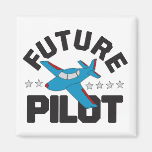 Luftfahrt für Kinder, die in Zukunft hohe Piloten  Magnet