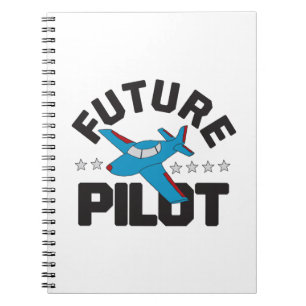 Luftfahrt für Kinder, die in Zukunft hohe Piloten Notizblock