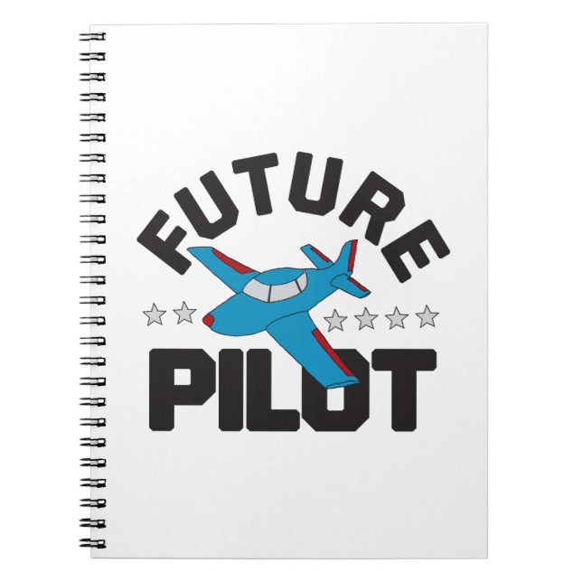 Luftfahrt für Kinder, die in Zukunft hohe Piloten  Notizblock (Vorderseite)