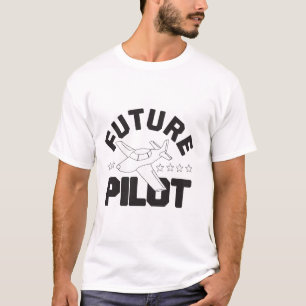 Luftfahrt für Kinder, die mit dem Flugzeug hoher k T-Shirt