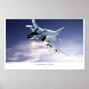 Luftfahrt-Kunst-Plakat "F-4 Phantom II JASDF " Poster