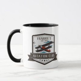 Luftfahrt Pilot Club Custom Tasse