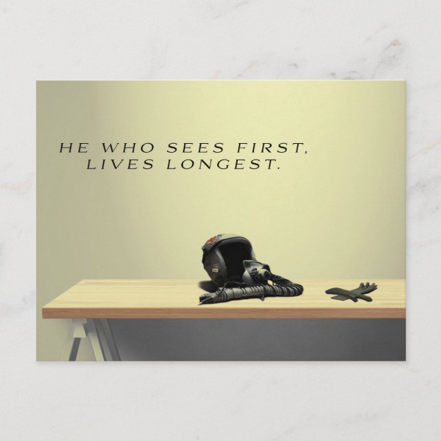 Luftfahrt-Postkarte Postkarte (Vorderseite)