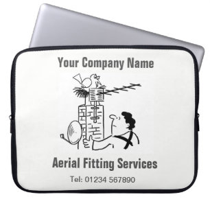 Luftfahrt-Service-Cartoon-Computersleeve Laptopschutzhülle