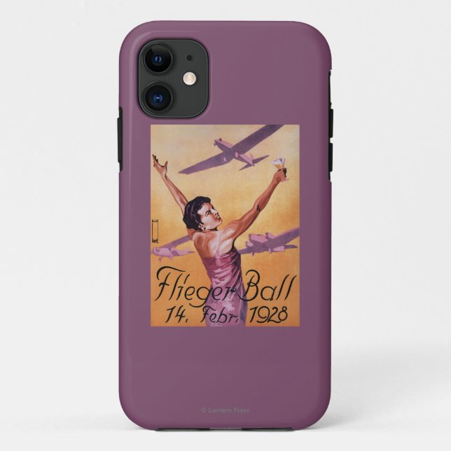 Luftfahrt-Show am Hotel Wagner Promo-Plakat Case-Mate iPhone Hülle (Rückseite)