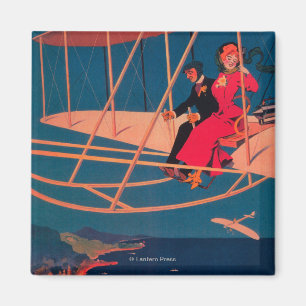 Luftfahrt-sportliches Plakat Magnet