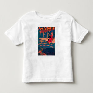 Luftfahrt-Sportposter Kleinkind T-shirt