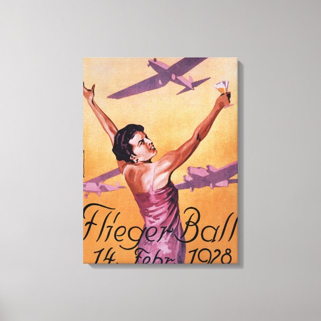 Luftfahrtausstellung im Hotel Wagner Promo Poster Leinwanddruck (Vorderseite)