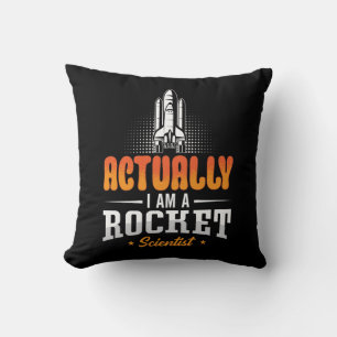 Luftfahrtingenieur eigentlich bin ich eine Raketen Kissen