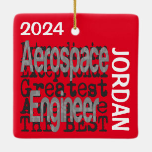 Luftfahrtingenieur Extraordinaire CUSTOM Keramikornament