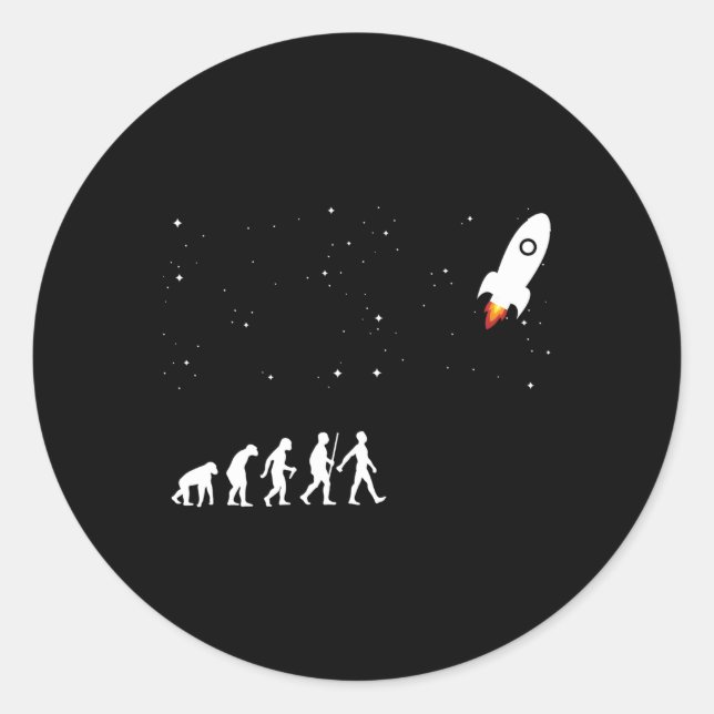 Luftfahrtingenieur Runder Aufkleber (Vorderseite)