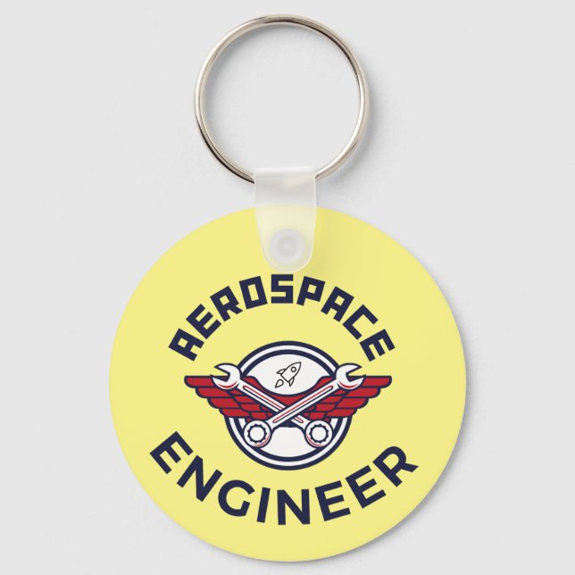 Luftfahrtingenieur Schlüsselanhänger (Vorderseite)