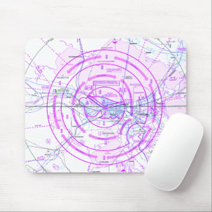 Luftfahrtkarte Mousepad