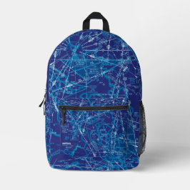Luftfahrtskizze Bedruckter Rucksack