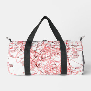 Luftfahrtskizze Duffle Bag