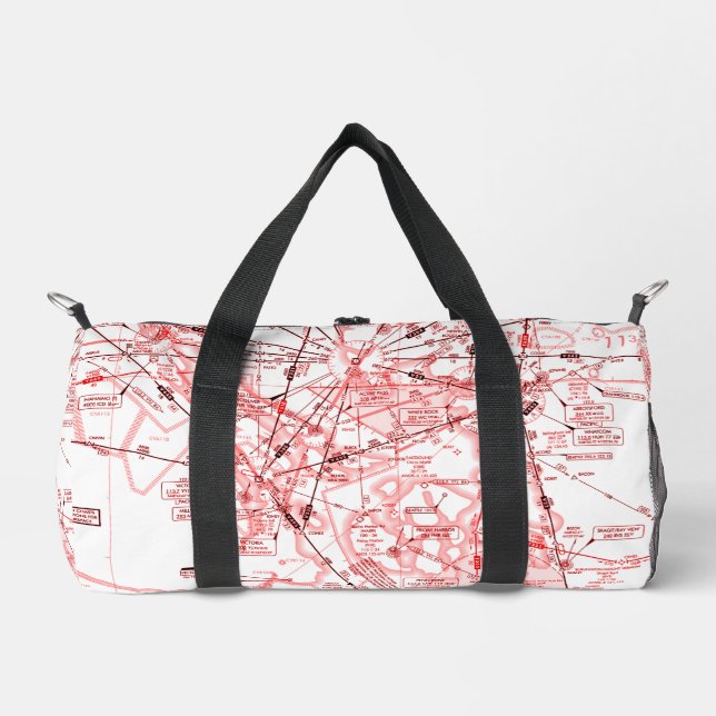 Luftfahrtskizze Duffle Bag (Vorderseite)