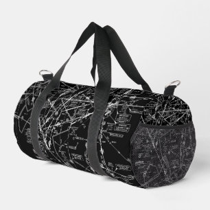 Luftfahrtskizze Duffle Bag