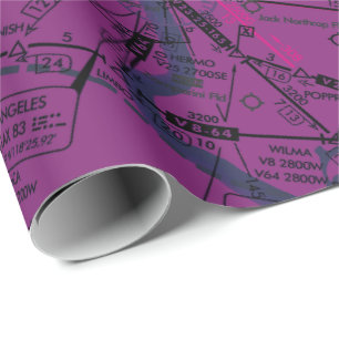Luftfahrtskizze Geschenkpapier