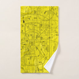 Luftfahrtskizze Handtuch