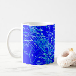 Luftfahrtskizze Kaffeetasse