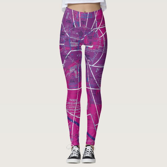 Luftfahrtskizze Leggings (Vorderseite)