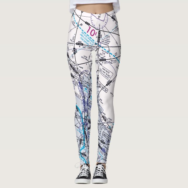 Luftfahrtskizze Leggings (Vorderseite)