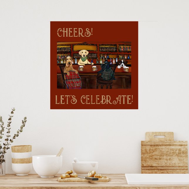 LUFTFAHRTUNTERNEHMEN UND FREUNDE POSTER (Küche)