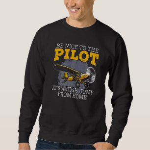 Luftfahrzeug-Flugzeug Pilot Luftfahrzeug-Fluglehre Sweatshirt