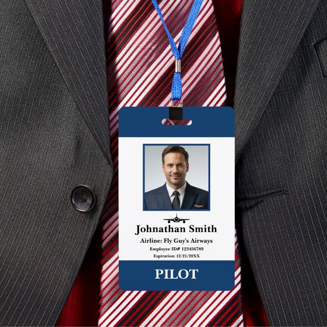 Luftfahrzeug-Luftfahrzeug-Pilot-Sicherheitsidentif Ausweis (Von Creator hochgeladen)