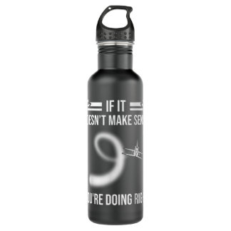 Luftfahrzeug-Pilot Flugzeug Lover Aviation Edelstahlflasche