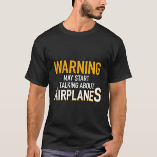 Luftfahrzeug-RC-Pilot Flugwarnflugzeuge T-Shirt
