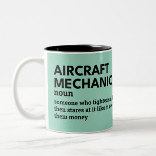 Luftfahrzeugmechanik - Tasse "Witty Definition"