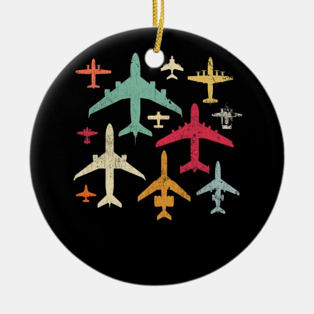 Luftfahrzeugmechanik — verschiedene Arten von Flug Keramik Ornament (Vorne)
