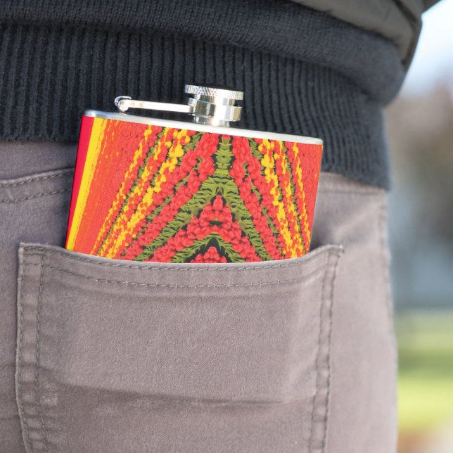 Luftfeldern bei Peak Bloom Flachmann (Beispiel)