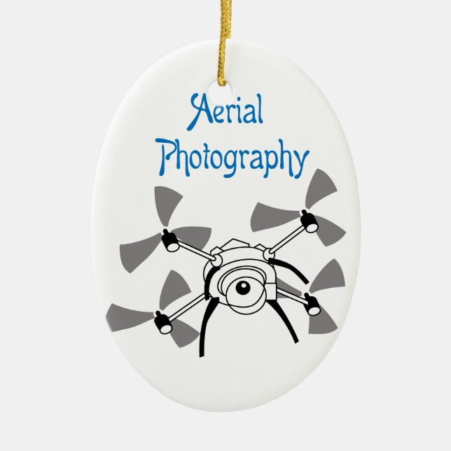 Luftfotografie Keramikornament (Vorne)