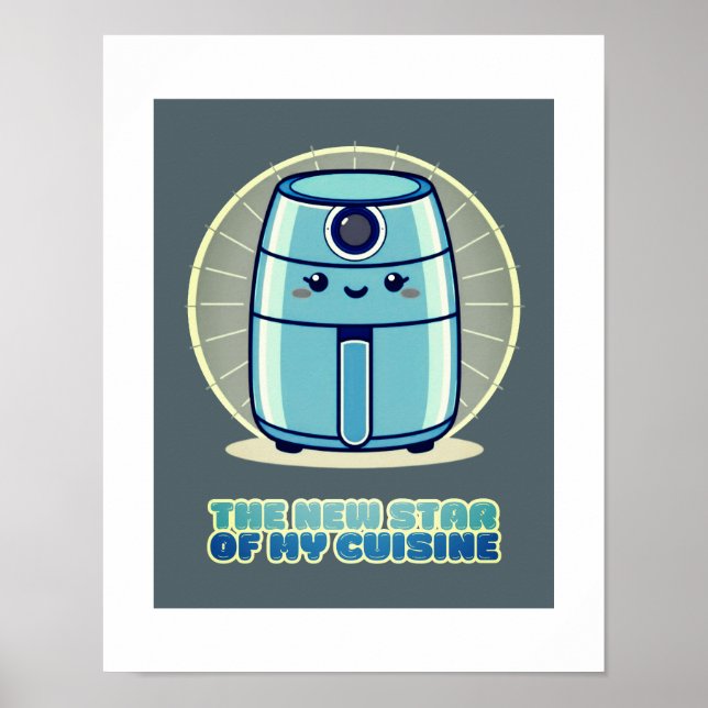 Luftfussküchenplakat Poster (Vorne)