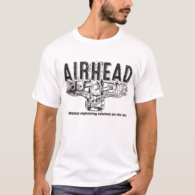 Luftgekühlte Bmw-Motorrad-Boxer Beemers Airheads T-Shirt (Vorderseite)