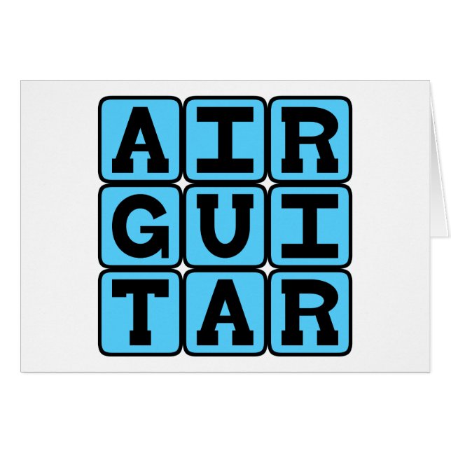 Luftgitarre, Phony-Musikinstrument (Vorderseite (Horizontal))