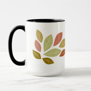 Luftige Herbstblätter Tasse