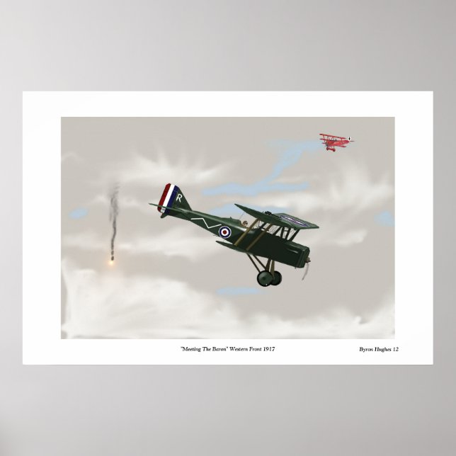 Luftkampf im Ersten Weltkrieg Poster (Vorne)