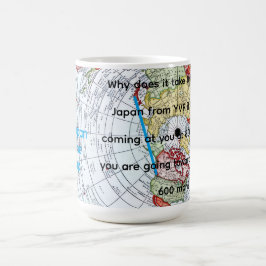 Luftkarte Kaffeetasse