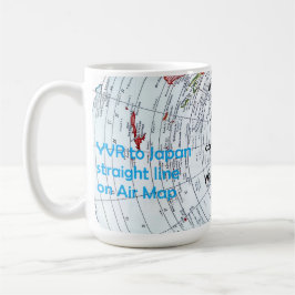 Luftkarte Kaffeetasse