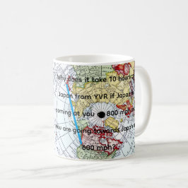 Luftkarte Kaffeetasse