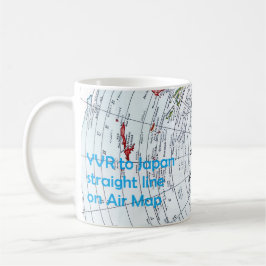 Luftkarte Kaffeetasse