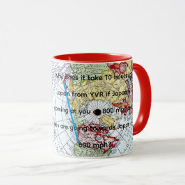 Luftkarte Tasse