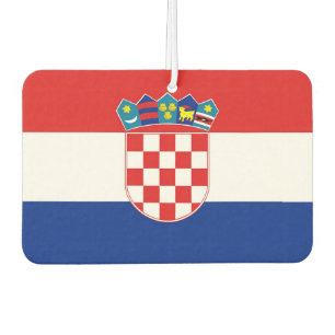 Luftkühler mit der Flagge Kroatiens Autolufterfrischer